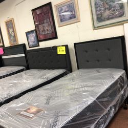 NEW Twin Size Bed With Mattress And Box Spring Included 