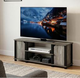 French oak wood TV stand