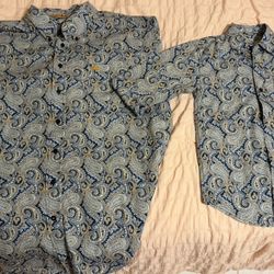 Dad & Son Matching Western Shirts
