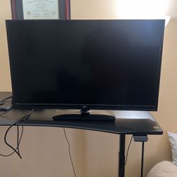 38 inch JVC TV (No Remote Or Power Cord) 