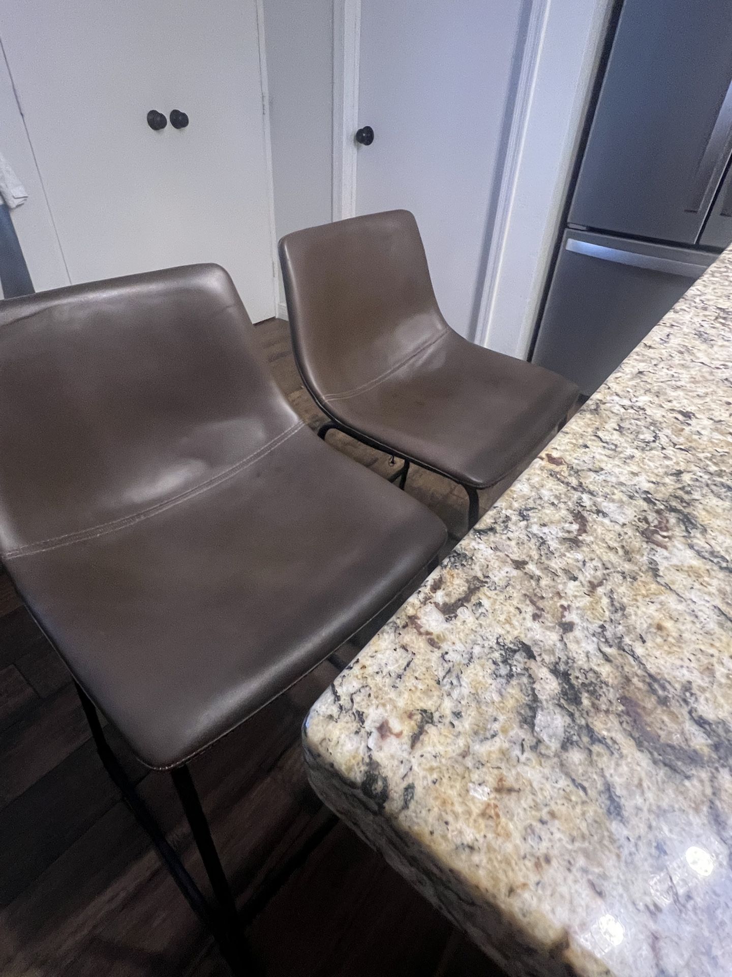 Leather chairs