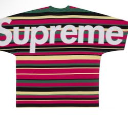 SS25 SUPREME INTARSIA T SHIRT (MEDIUM)
