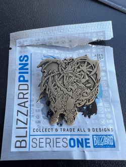 Illidan RARE GOLDEN Blizzard Pins Series 1 - Blizzcon 2014 Exclusive