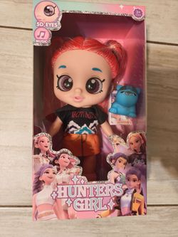 K-Pop Demon Hunter Doll With Music and Light 5D Eyes-Mira
