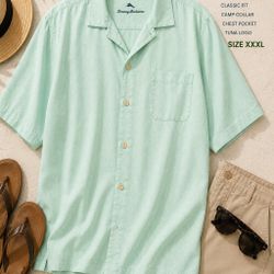 Tommy Bahama Men’s 3XL 100% Silk Shirt
