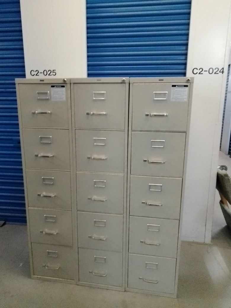 Metal File Cabinet With Key For Letter Size Paper 
