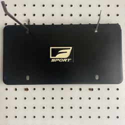 Lexus F Sport Plate