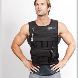 40‑lb Adjustable Weighted Vest — Great for Strength & Cardio