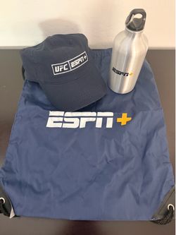 SDCC 2022 DISNEY ESPN+ UFC HAT, Water Bottle, Tote