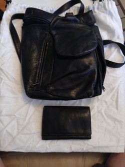 Tignanello Backpak Purse& Wallet
