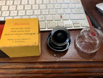Mint Vintage Kodak 35mm wide lens