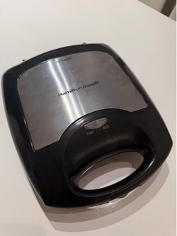 Hamilton Beach Stainless Steel Waffle Maker / Panini Press