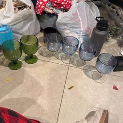 Depression Glass Cups