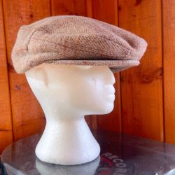 Paper Boy Cap - (Tan) The Record Vendor