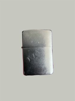 Vintage Zippo - Brushed Chrome Pocket Lighter Bradford PA USA.