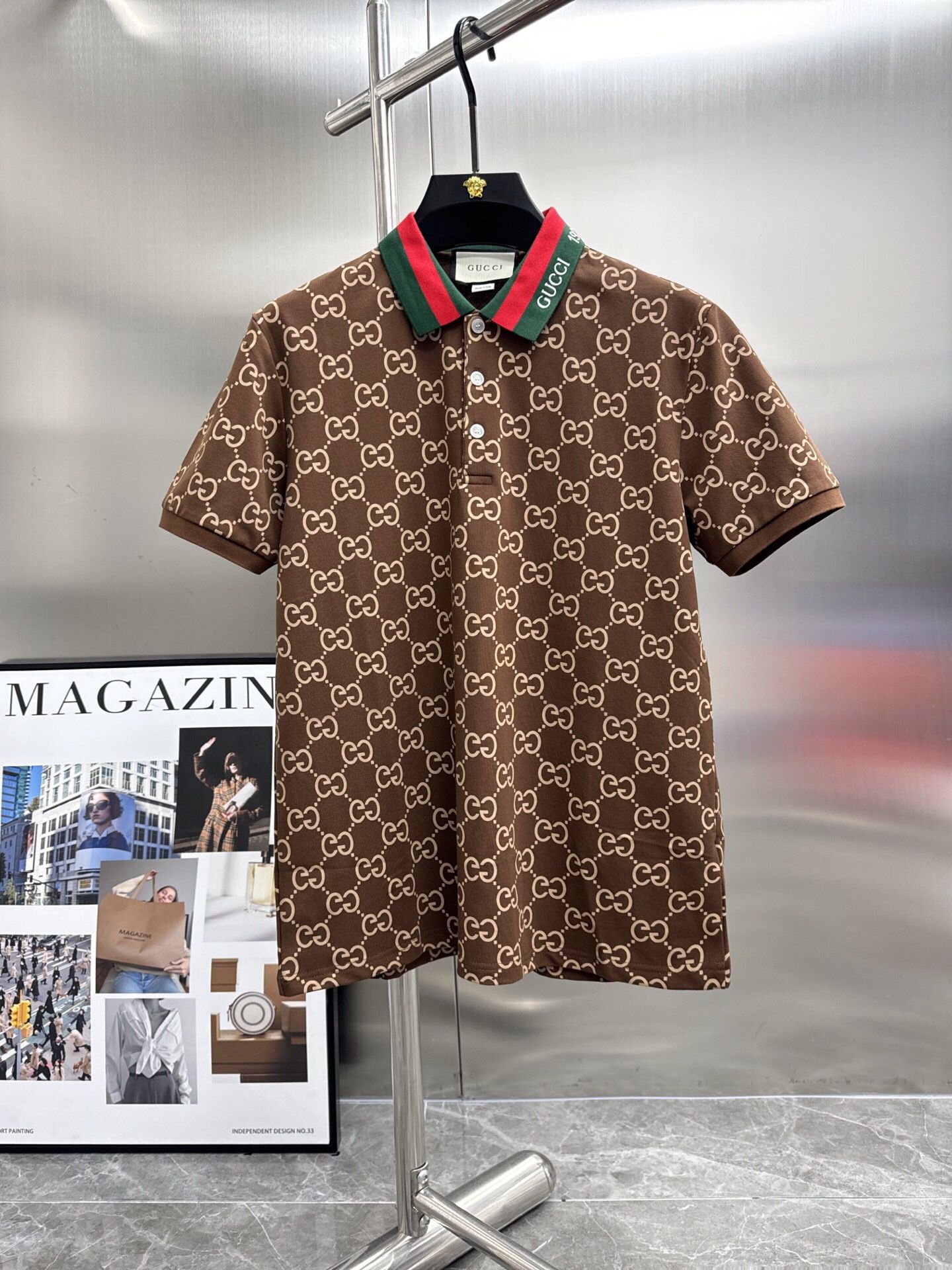 Gucci GG Men’s Polo Shirt New 2025