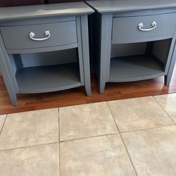 Two Grey Night stands 