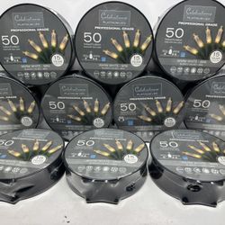 New Celebrations LED Warm White Mini Lights. (7) Sets Available. $7 A Set. Must Pick Up