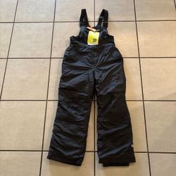 NEW Youth Kids Size S 6/7 All in Motion Snow Bibs