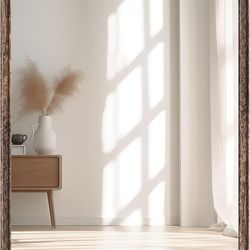 24x36 Inch Solid Wood Framed Mirror