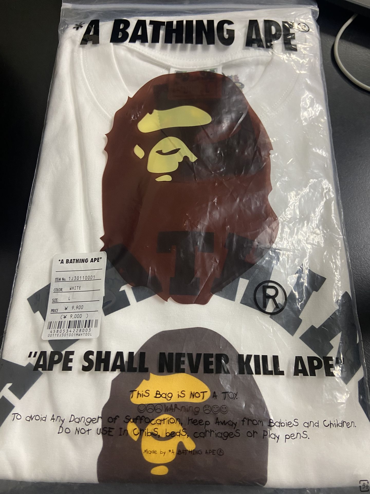 Bape Shirt SZ:LRG