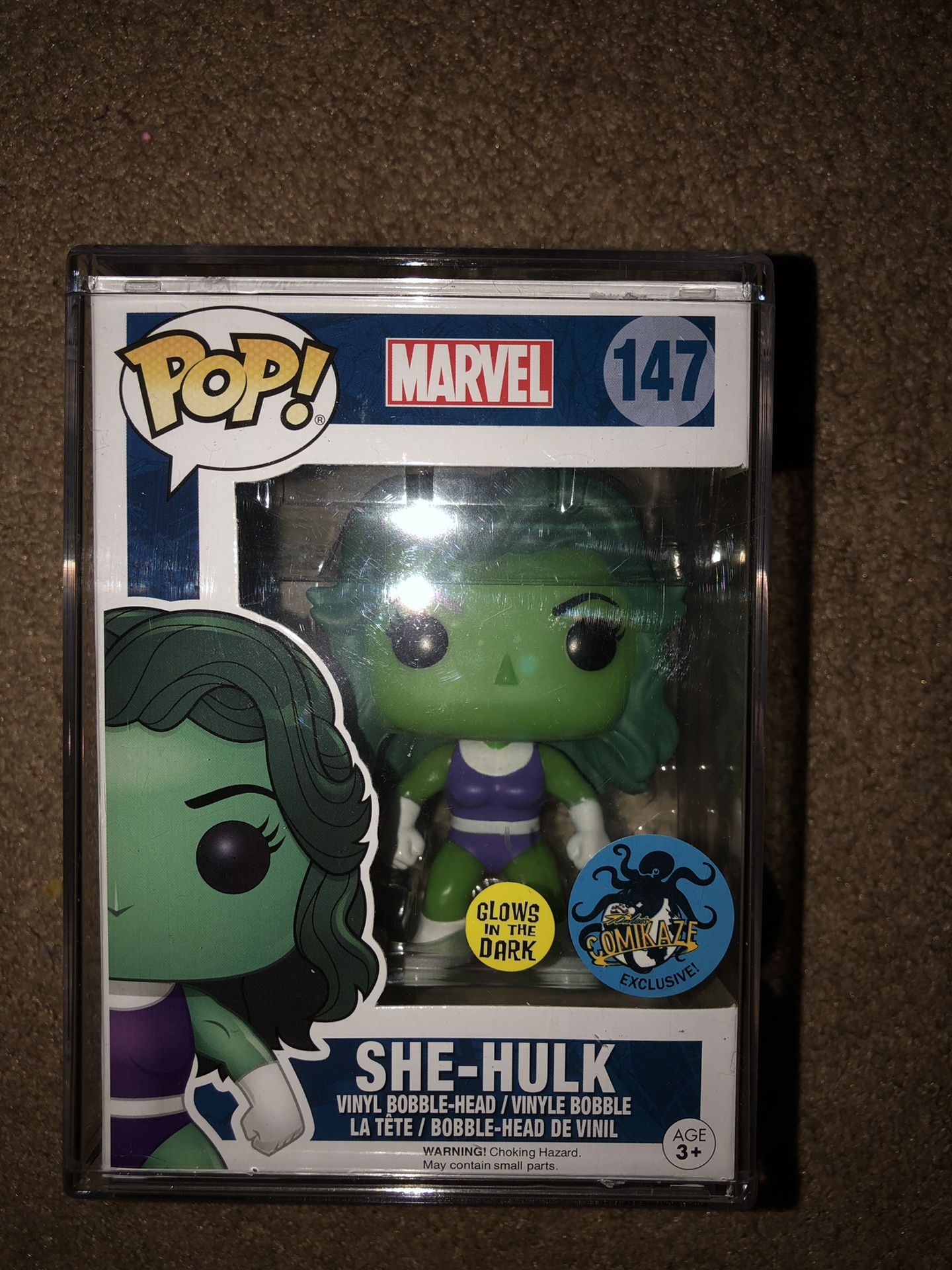 Funko Pop She Hulk #147 Marvel Comikaze Action Figure Toy