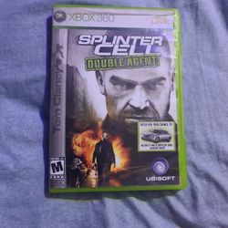 Splinter Cell Double Agent Xbox 360 Video For Sale