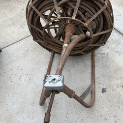 Vintage Commercial MyTana Sewer Drain Cleaning Machine w/ Autofeed