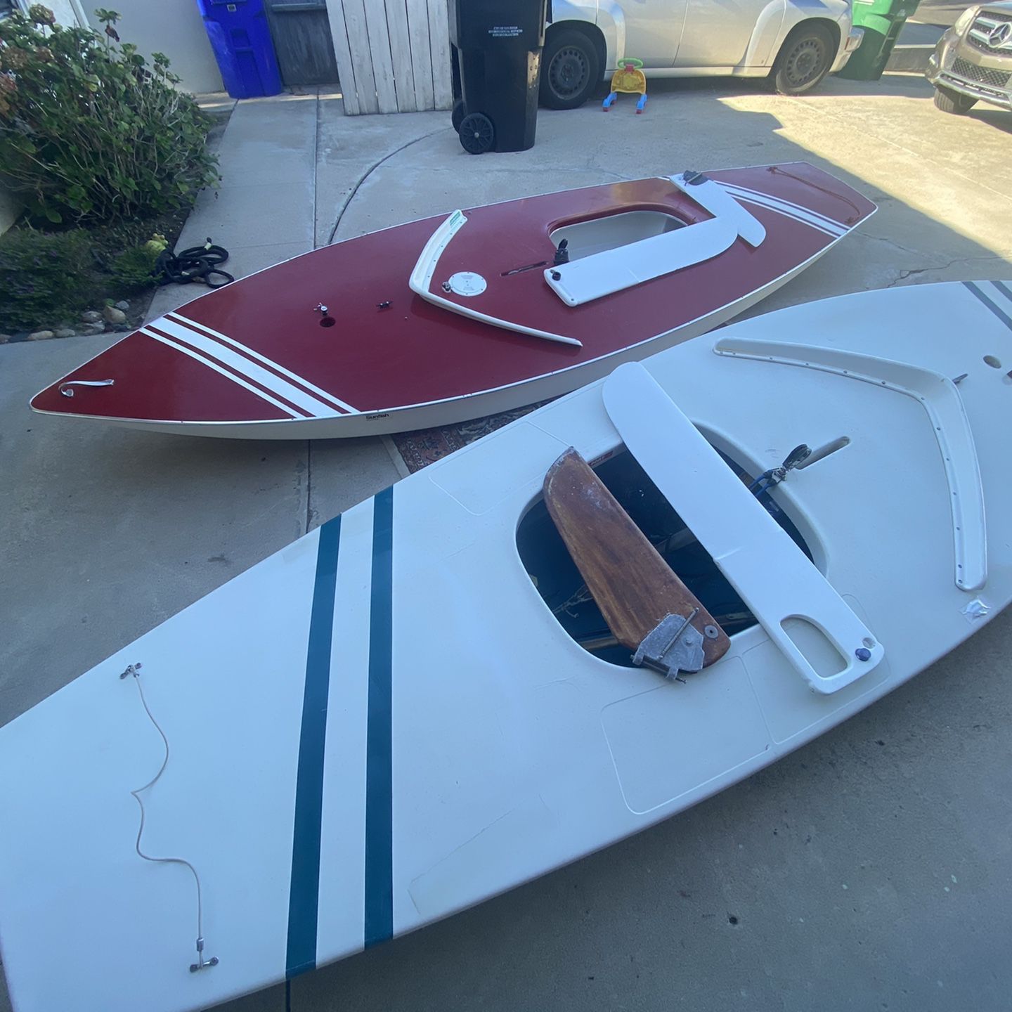 Sunfish sailboats. One Left  $700  Complete 