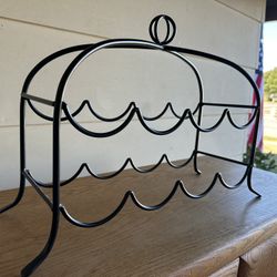Wine Rack - Heavy Duty Wrought Iron 