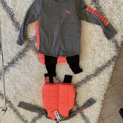 Puma Set 3pcs ( Vest, Long Sleeve And Leggings ) Brand New ($35 Each Set) Size 7/8 & 3/4T
