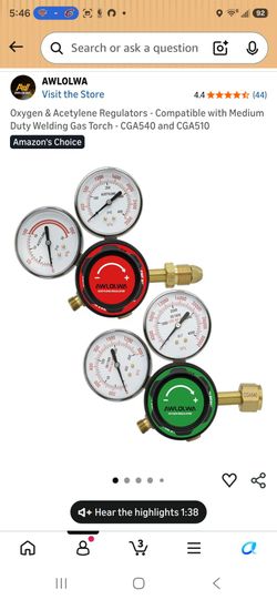 Oxygen & Acetylene Regulators
