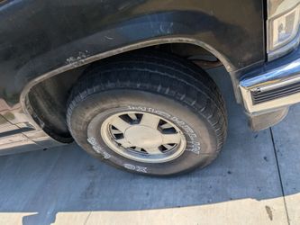 Chevy wheels and spear tire