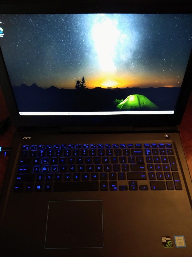 VR Ready! Dell 16 Inch Gaming Laptop Intel Core i7 8750H 16 GB Ram