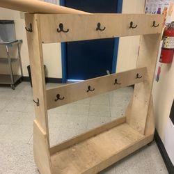 Wood Backpack Cart