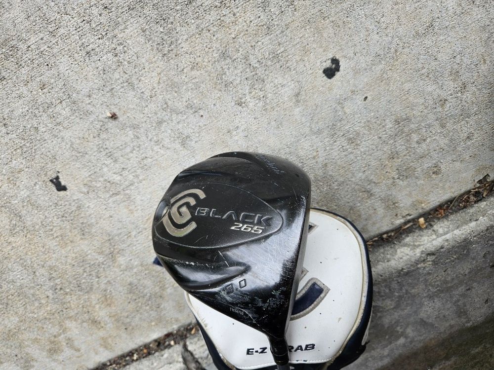 2 Drivers!! Cleveland CG 265 Black 9.0, Right Handed, Regular AND Cleveland 2015 CG Black Driver 10.5, Right Handed, Flex L
