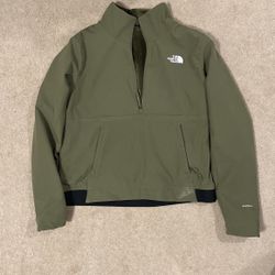 Women’s Army green Reversible Northface Jacket
