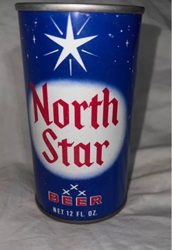 Vintage collectors North Star 12 ounce beer can