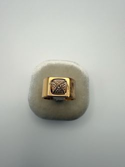 Swarovski Tactic Ring in Rose Gold - Size 8