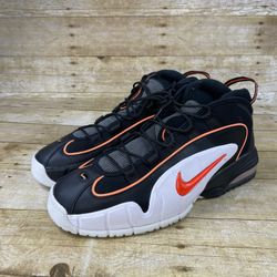 Nike Air Max Penny 1 Black White Total Orange Men's Size 13 - 685153-002