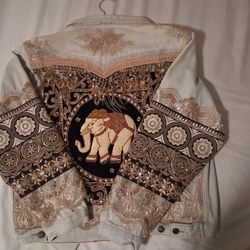 Beautiful Bohoemian Jean Jacket 