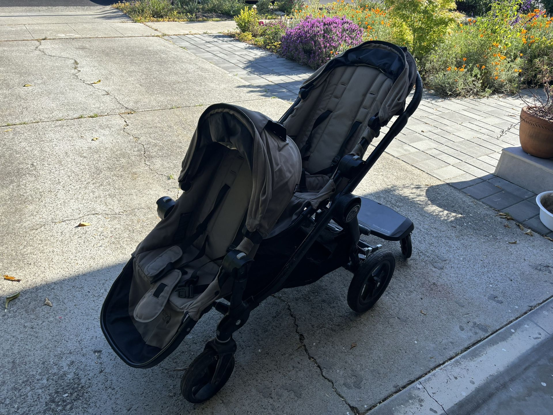 City select Double Stroller With Standing Board