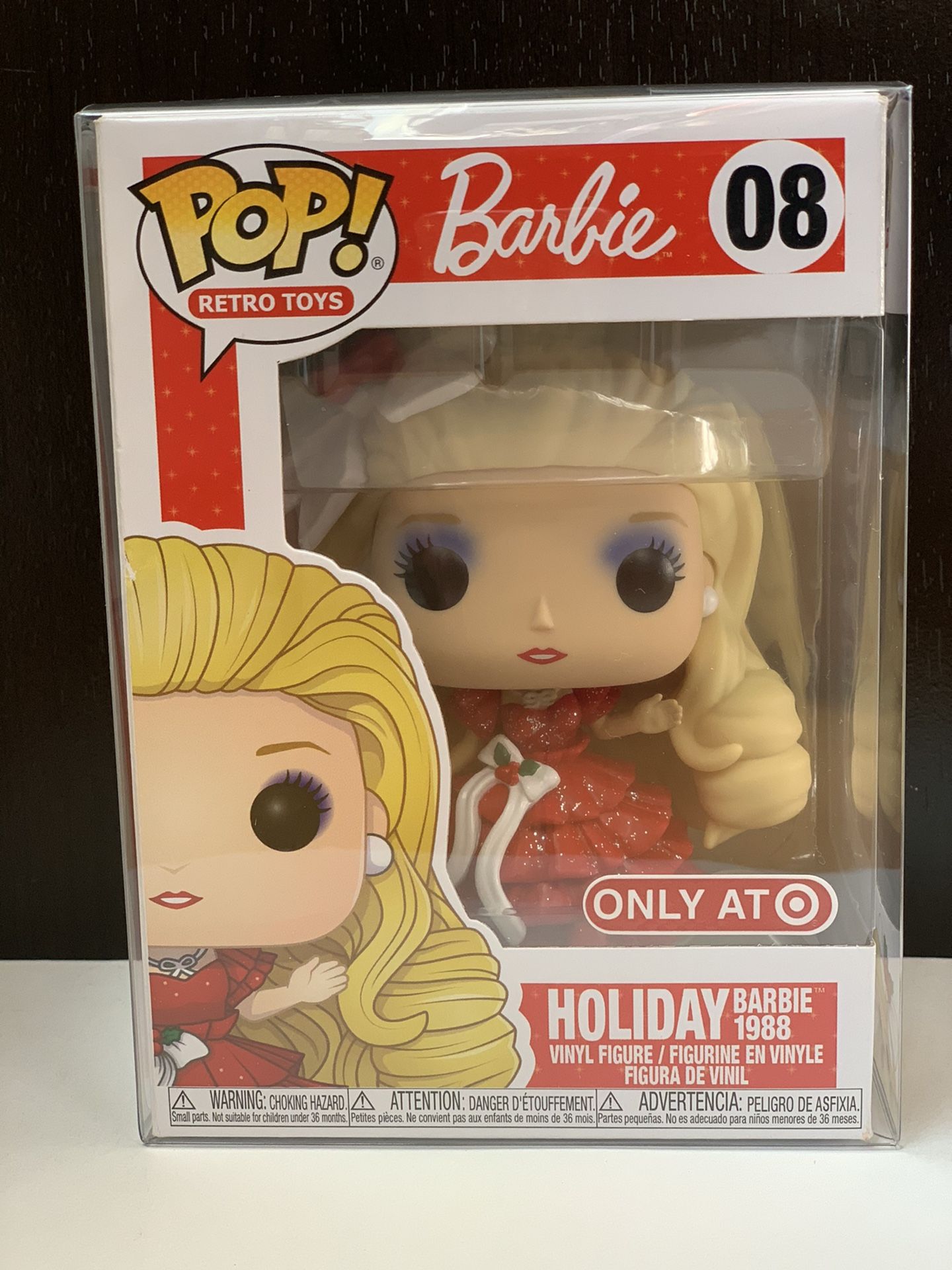 Funko Pop Holiday Barbie Target Exclusive In Protector Case