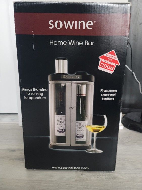 Eurocave Sowine Dual Zone Wine Preservation and Chiller Cooler System.