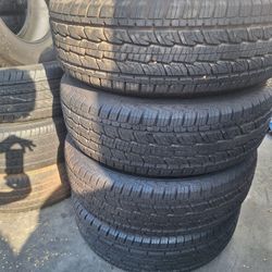 Used FOUR TIRES 245/70R17 $300 General
