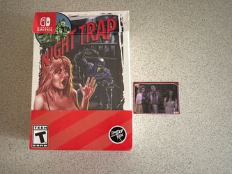 Night Trap Nintendo Switch Limited Run Game w/ Card