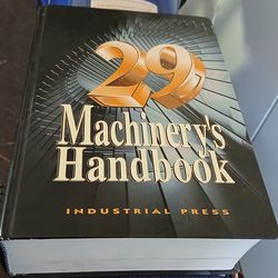 Machinist Handbook large print edition