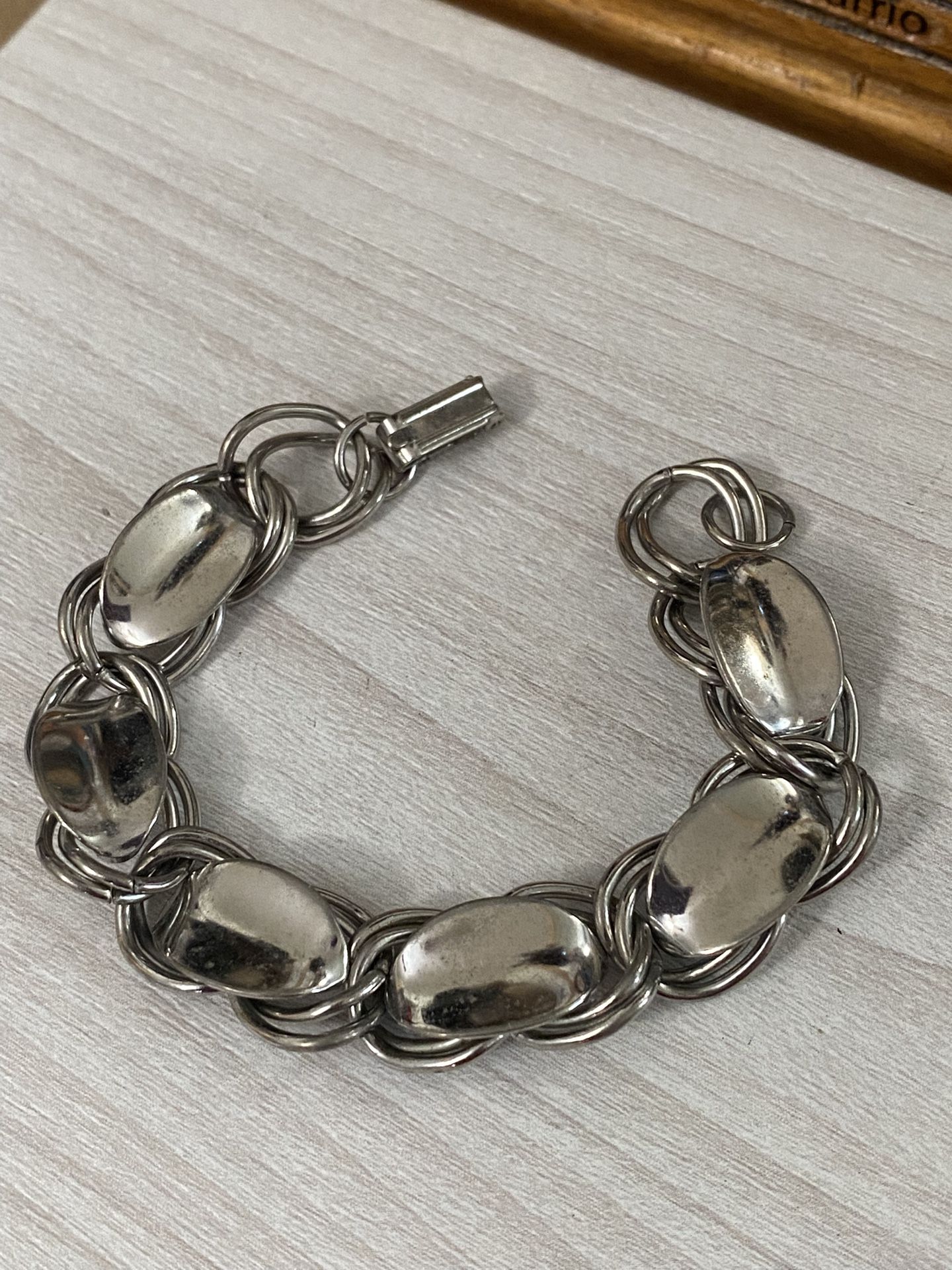 Pulsera Manilla Stainless Joyerías Antiguas 