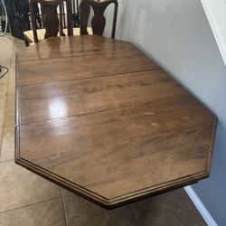 Kitchen Dining Wood Table 