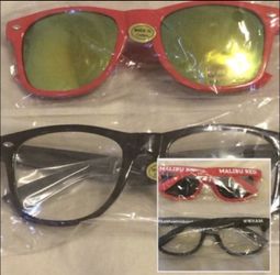 "Nerd" glasses and sunglasses